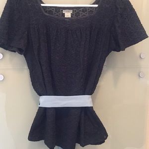 Anthropologie embroidered blouse